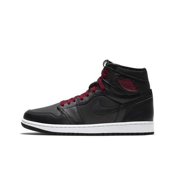 Men's Running Weapon Air Jordan 1 high OG Black Satin Shoes 271,EUR 40