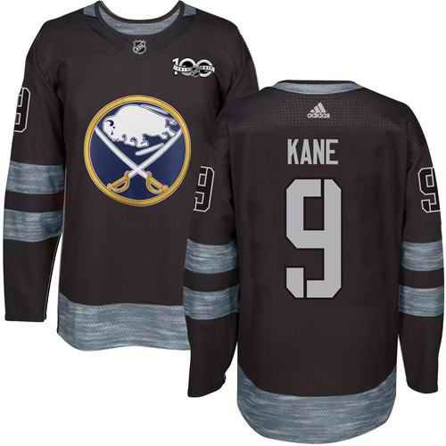 Sabres #9 Evander Kane Black 1917-2017 100th Anniversary Stitched NHL Jersey