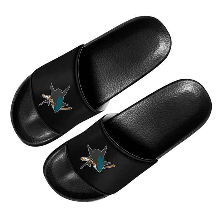 Men's San Jose Sharks Flip Flops 002