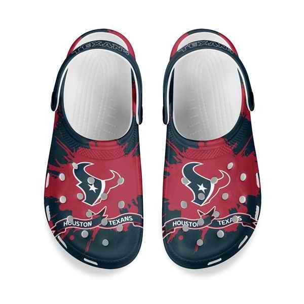 Women's Houston Texans Bayaband Clog Shoes 001