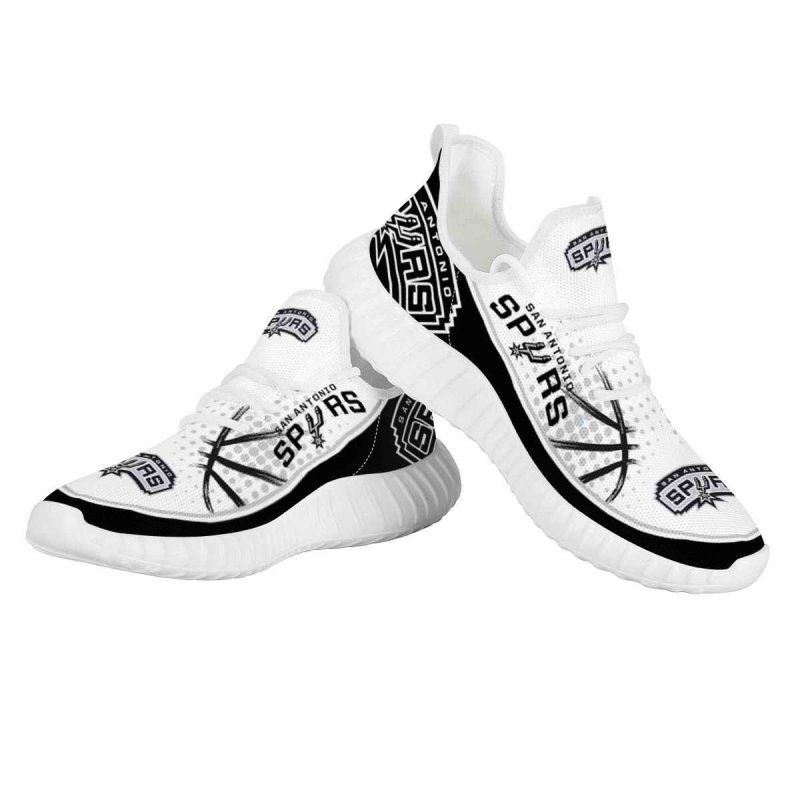 Women's San Antonio Spurs Mesh Knit Sneakers/Shoes 002