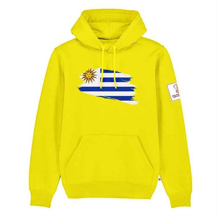 Men's Argentina FIFA World Cup Soccer Yellow Hoodie