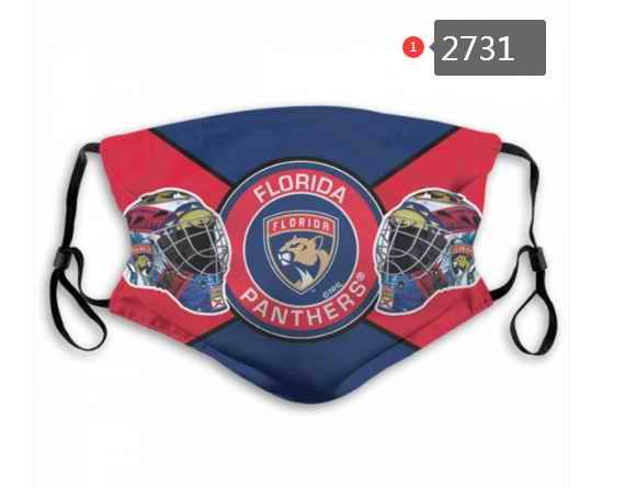 Florida Panthers Face Mask 2731 Filter Pm2.5 (Pls check description for details)