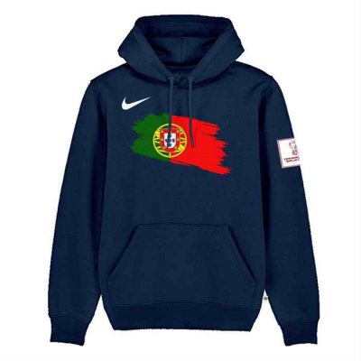 Men's Portugal Navy 2022 FIFA World Cup Soccer Hoodie