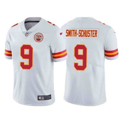 Youth Kansas City Chiefs #9 JuJu Smith-Schuster White Vapor Untouchable Limited Stitched Jersey