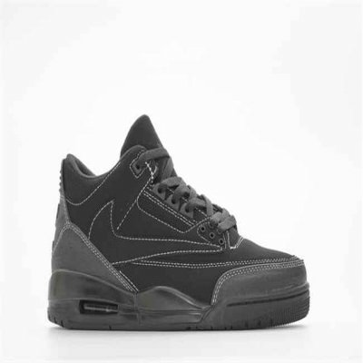 Men's Running weapon Travis Scott x Air Jordan 3 Black Shoes 0115