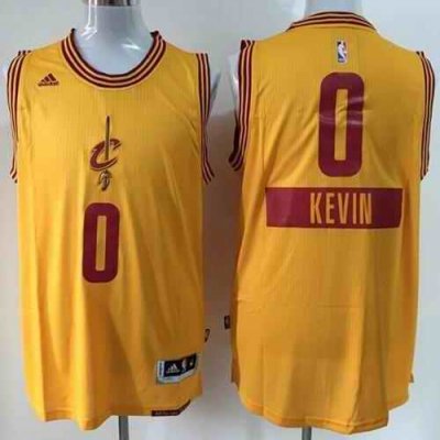 Cavaliers #0 Kevin Love Gold 2014-15 Christmas Day Stitched Youth NBA Jersey