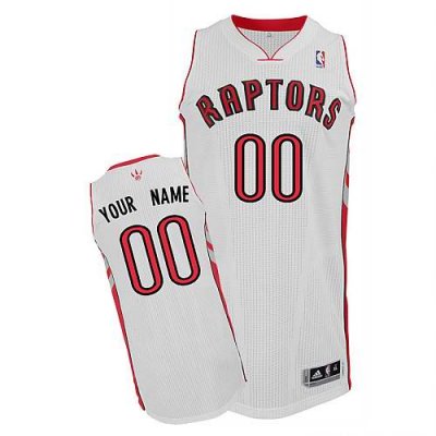 Raptors Personalized Authentic White NBA Jersey (S-3XL)