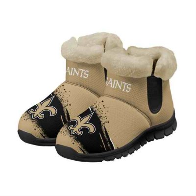 Women's New Orleans Saints 2024 Snow Boots/Shoes 002(Pls check description for details)