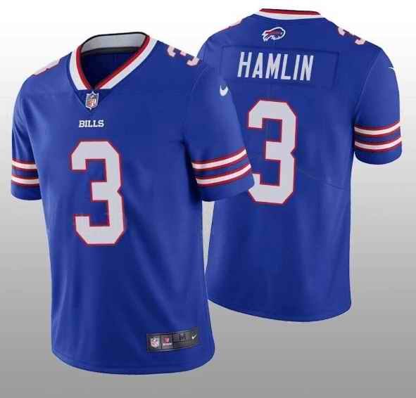 Youth Buffalo Bills #3 Damar Hamlin Blue Vapor Untouchable Limited Stitched Jersey