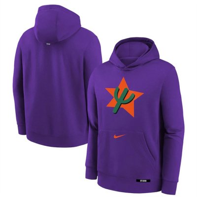 Men's Phoenix Suns Purple 2024/25 City Edition Fleece Club Pullover Hoodie