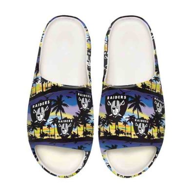 Women's Las Vegas Raiders Yeezy Slippers/Shoes 001