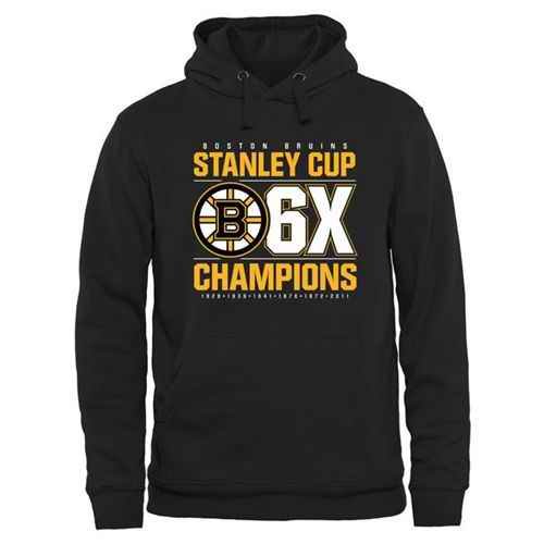 Boston Bruins Rinkside Victor Pullover Hoodie Black