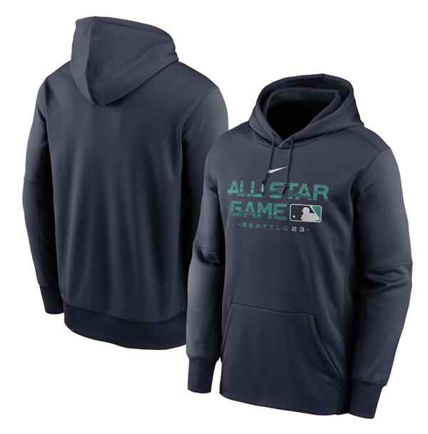 Men's All-star 2023 Navy Therma Fleece Pullover Hoodie