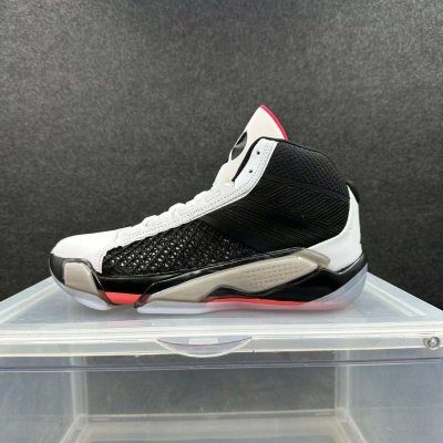 Men's Running Weapon Air Jordan 38 White/Black/Red Shoes 003