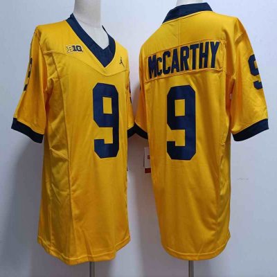 Men's Michigan Wolverines #9 J.J. McCarthy 2023 F.U.S.E. Navy Stitched Jersey