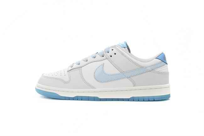 Men's Dunk Low White/Grey Shoes 0398