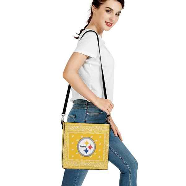 Pittsburgh Steelers PU Leather Bucket Handbag 001