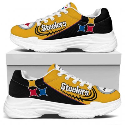 Men's Pittsburgh Steelers Edition Chunky Sneakers With Line 001