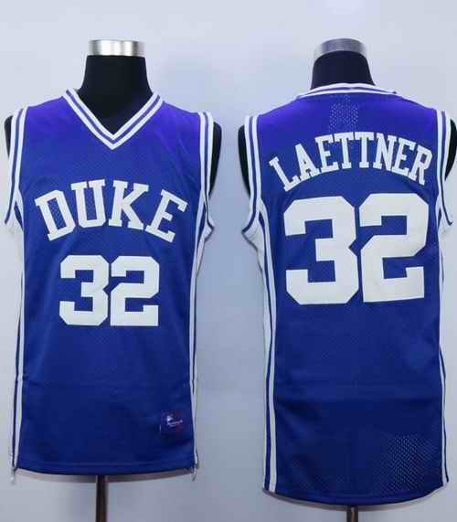 Blue Devils #32 Christian Laettner Royal Blue Basketball Stitched NCAA Jersey