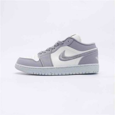 Women's Running Weapon Air Jordan 1 Purple/White Shoes 0314