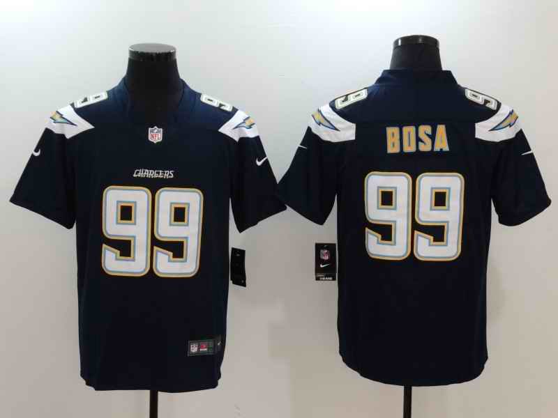 Men's Los Angeles Chargers #99 Joey Bosa Navy Vapor Untouchable Limited Jersey