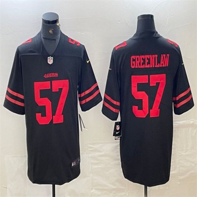 Men's San Francisco 49ers #57 Dre Greenlaw Black Vapor Untouchable Limited Stitched Jersey