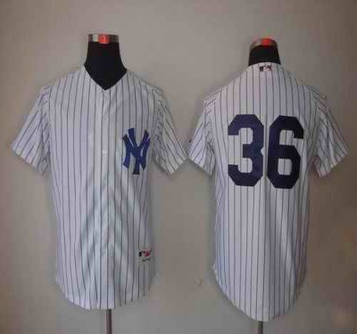 Yankees #36 Carlos Beltran White Stitched MLB Jersey