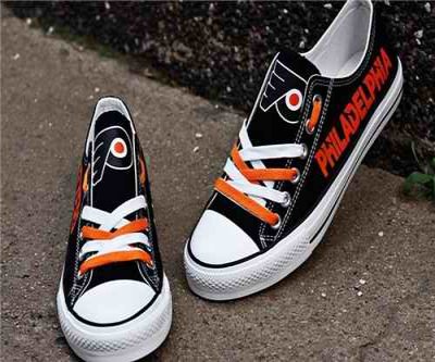 Women's Philadelphia Flyers Repeat Print Low Top Sneakers 001