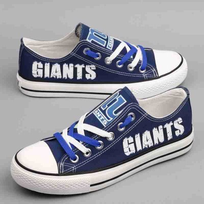 Women's NFL New York Giants Repeat Print Low Top Sneakers 002