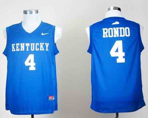 Wildcats #4 Rajon Rondo Royal Blue Stitched NCAA Jersey