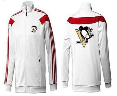 NHL Pittsburgh Penguins Zip Jackets White-2