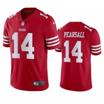 Youth San Francisco 49ers #14 Ricky Pearsall Red 2024 Draft Vapor Untouchable Limited Stitched Football Jersey