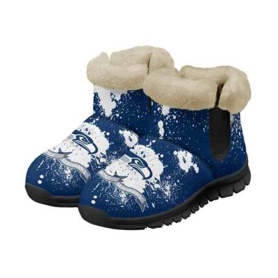 Women's Seattle Seahawks 2024 Snow Boots/Shoes 003(Pls check description for details)