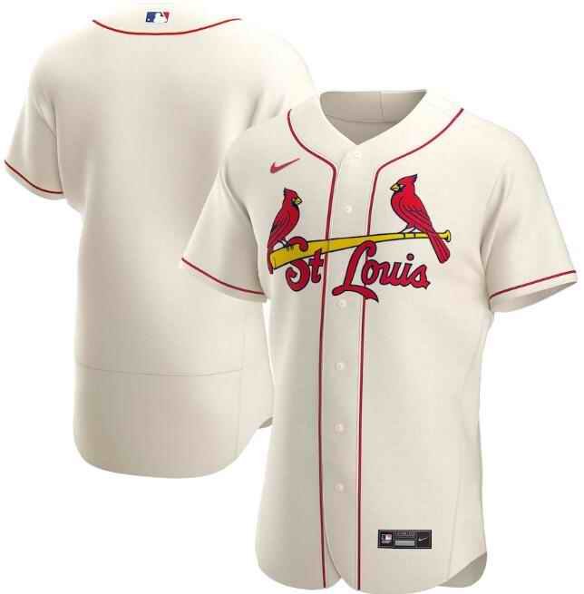 Men's St. Louis Cardinals #46 Paul Goldschmidt Cream Flex Base Stitched Jersey