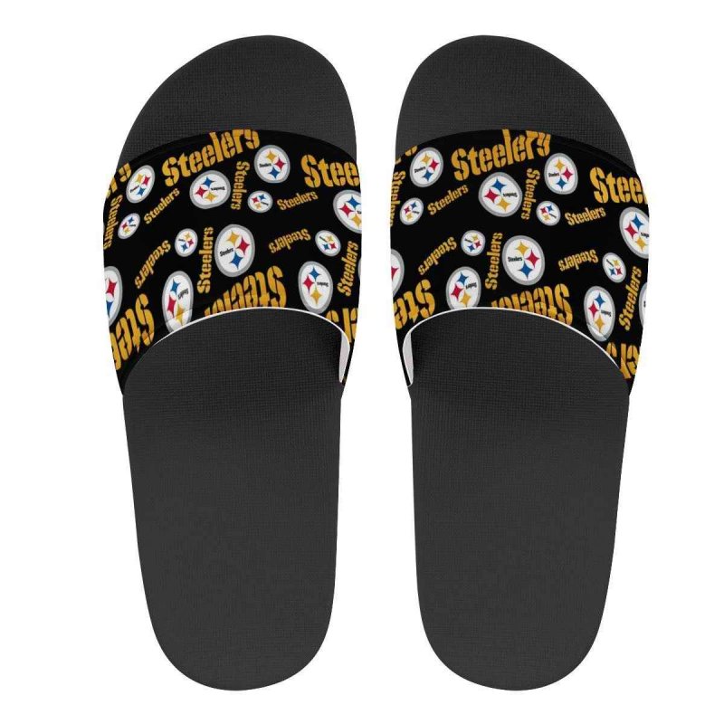 Women's Pittsburgh Steelers Flip Flops 002