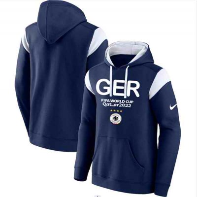 Men's Germany Navy 2022 FIFA World Cup Soccer Hoodie