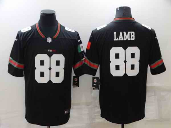 Women's Dallas Cowboys #88 CeeDee Lamb Black Mexico Stitched Jersey(Run Small)