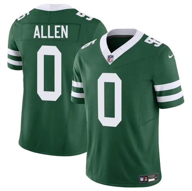 Youth New York Jets #0 Braelon Allen Green 2024 F.U.S.E. Vapor Limited Stitched Jersey