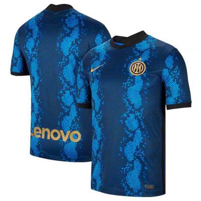 Men's Inter Milan 2021/22 Blue Home Jersey