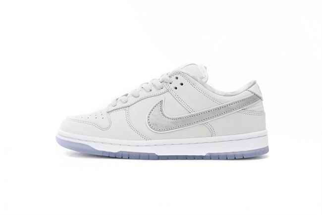 Men's Dunk Low White Shoes 0372