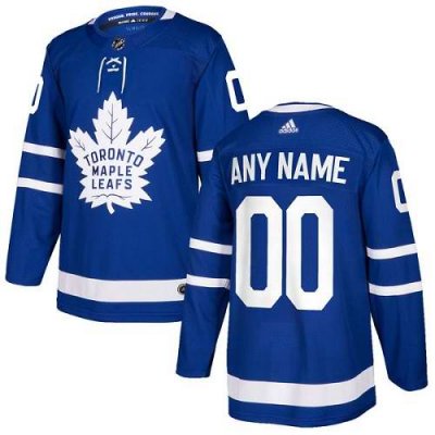 Men's Adidas Toronto Maple Leafs Personalized Authentic Royal Blue Home Stitched NHL Jersey