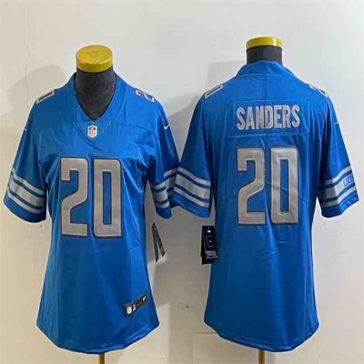 Youth Detroit Lions #20 Barry Sanders Blue Vapor Untouchable Limited Stitched Jersey