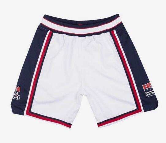 Men's Team USA White Shorts (Run Small)