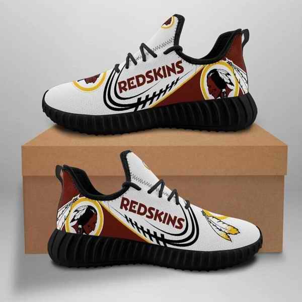 Women's Washington Redskins Mesh Knit Sneakers/Shoes 007