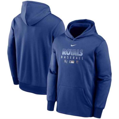 Men's Kansas City Royals Royal 2022 Performance Pullover Hoodie