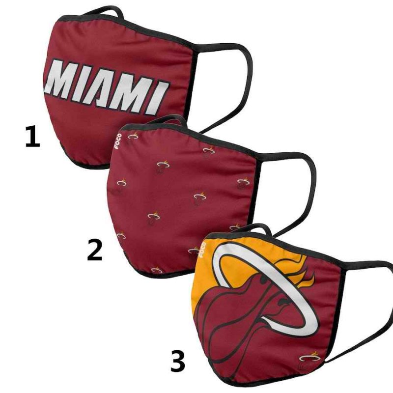 Miami Heat Sports Face Mask 001 Filter Pm2.5 (Pls check description for details)