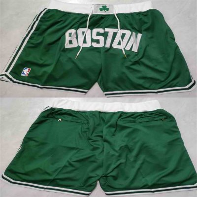 Men's Boston Celtics Green Shorts (Run Small)