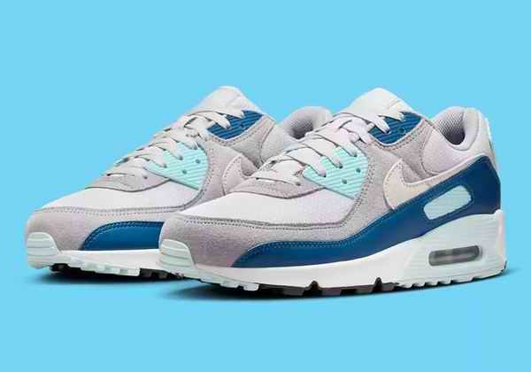 Men's Running weapon Air Max 90 Blue Shoes 0101