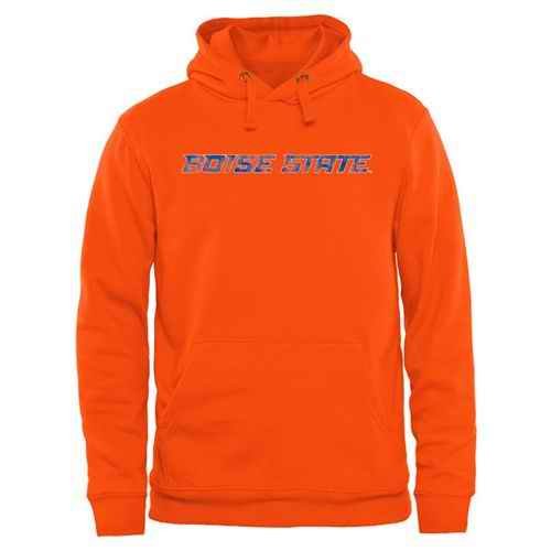 Boise State Broncos Classic Wordmark Pullover Hoodie Orange